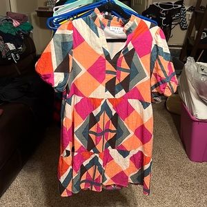 THML Small Geo Print Dress